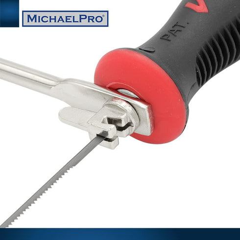 MichaelPro 6-Inch Deep Coping Saw, Coping Frame comes with Replacement Blades, Hand Woodworking Tool | MP018006...