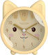 3" Cartoon Animal Alarm Clock Silicon Analog Silent Non Ticking Backlight Desk Clock...