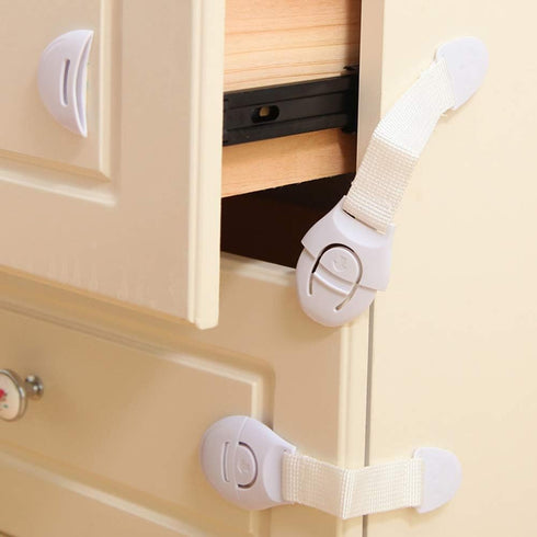 AKOAK 3 Pcs Child Safety Locks, Baby Care Accessories, Used for Refrigerator, Drawer, Door, Seat, etc...