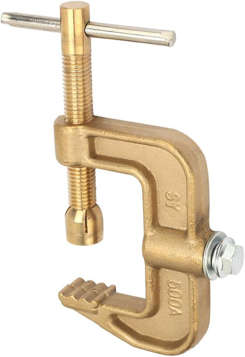 Welding Ground Clamp 500A Brass Material Classical G Shape Ground Welding Earth Clamp Brass Welding Clamp for Welding Machine...