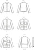 McCall's Men's Collared Jacket Sewing Pattern Kit, Design Code M8371, Sizes 34-36-38-40-42...