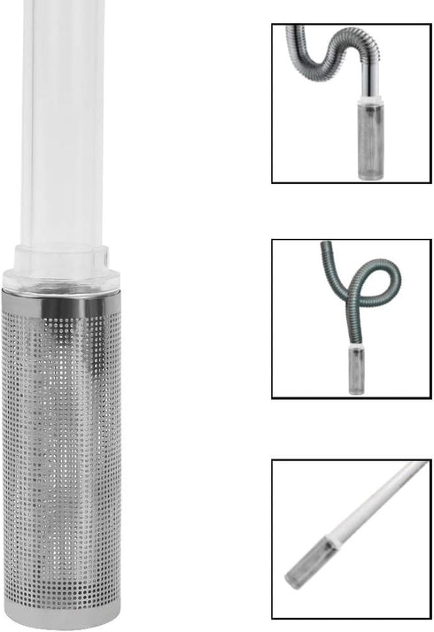 Senzeal 12mm Stainless Steel Aquarium Filter Mesh Fish Shrimp Intake Strainer Filter Tube for Aquarium Percolator...