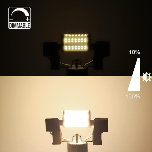 R7S LED Bulb 78MM, 15W Dimmable J78 Flood Light, 150W Halogen T3 Replacement for Torchiere Wall Sconce Work Light Banker Light, Natural White 4000...