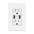 NEMA 6-50R 14-50R Receptacle Outlet 50 Amp Flush Mounting with Wall Plate, 2 Pole, 3 Wire 125/250V, Heavy Duty Commercial Industrial Grade UL List...