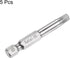 5pcs H5 Pentagon Screwdriver Bit 1/4" Hex Shank 2" Length Magnetic Security Screw Driver Power Tool...