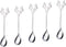 10 Pieces Stainless Steel Mini Coffee Espresso Spoon, Elk shaped spoon Flatware Dessert Teaspoons Small Soup Spoons, 5.5 inch Specialty Demitasse ...