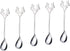 10 Pieces Stainless Steel Mini Coffee Espresso Spoon, Elk shaped spoon Flatware Dessert Teaspoons Small Soup Spoons, 5.5 inch Specialty Demitasse ...