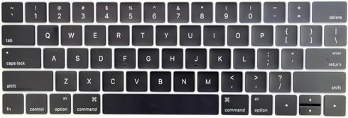 Replacement Keyboard Keycaps,Full Set of US Keycaps QWERTY Fit for MacBook Pro Retina 13" / 15" Model A1706 A1707 A1708 2016-2017 Year EMC 3071 EM...