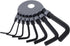 8pcs Hex Key Set Allen Wrench Set 1.5-6 mm Hex Key Key Chain Set Portable L Shape Bike Allen Wrench Repair Tool for Bike Motorcycle Repair Furnitu...