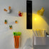 Mini Lamp Refrigerator Magnet, Cute LED Table Fold-able Lamp Novelty Fridge Magnet, Night Study Travel Portable Lamp (Yellow)...