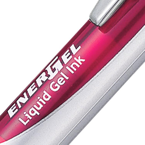 Pentel BL77 EnerGel 0.7mm Retractable Liquid Gel Roller Pen - Pink Ink (BL77-P)...