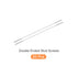 Double Ended Stud Screws (M3 Thread 160mm Length) 20pcs, 304 Stainless Steel Dual Threaded Rod Bolts - for House Maintenance...