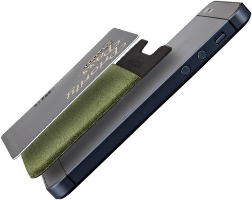 Sinjimoru Basic Cell Phone Wallet Stick on, Card Holder for Back of Phone Working as Adhesive Stretchy iPhone Wallet. Sinji Pouch Basic 2 Grey...