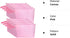 10 Pieces Cotton Canvas Makeup Bag with Bottom and Strap, Multi-Purpose Cosmetic Bag with Zipper Travel Toiletry Pouch, Blank DIY Craft Bag (Pink,...