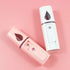 2 Pack Nano Facial Mister 20ml/30 ml Mini Face Humidifier Portable Facial Sprayer USB Rechargeable Handy Skin Care Machine for Face Hydrating, Dai...