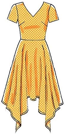McCall's Patterns M7315 Misses' Handkerchief-Hem Dresses, Size E5 (14-16-18-20-22)...