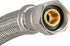 Eastman 16 Inch Delta Style Flexible Faucet Connector, Braided Stainless Steel with Nickel-Plated Brass Nuts, 3/8 Inch OD Male Compression x 3/8 I...