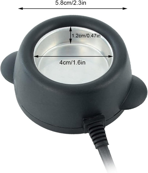 Mini Melting Glue Pot Hot Pot 30W, Mini Portable Glue Skillet DIY Crafting Glue Melting Pot Melting Glue Stove for Floral Crafts DIY Hair Extensio...