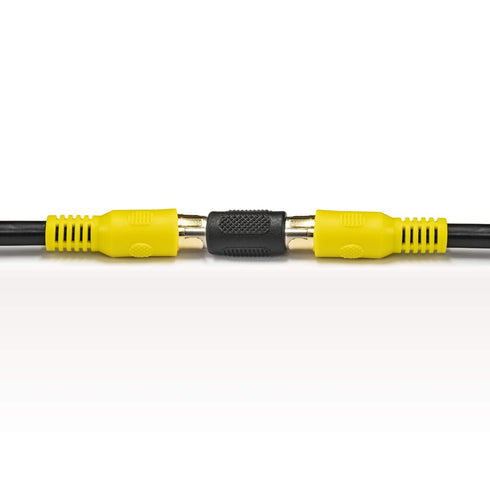 Cmple - RGB RCA Coupler Video Audio 1-RCA Component...