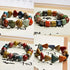 Love Heart Ceramic Bracelet, Flower-Glazed Beaded Bracelet,Elastic Handmade Simple Ethnic Style Hand Chain for Women Girl,1PCS - Colorful...