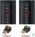 VCE HDMI 90 and 270 Degree Adapter 2-Pack, Right Angle HDMI Male to Female L Adapter Connector 3D&4K Supported...