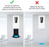 2PCS Dispenser Drip Tray Wall Mount Soap Dispenser Bracket,Laundry Detergent Drip Catcher Prevent Dripping and Spraying, Easy to Clean(Black...