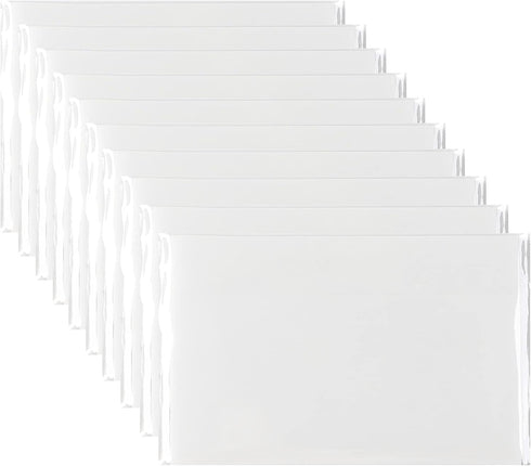 Transparent Sticky Notes Pad 3x5 Inch, Clear Sticky Notes for Books Message Reminder, Waterproof self-Adhesive Translucent Sticky Notes, 10 Packs ...