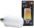 Feit Electric LED Light Bulbs, 3-Watt Non-Dimmable LED Bulb, Color Warm Light (1500K) 80 Lumen, T60 Flame Design LED Bulb...