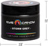 Eye Candy Pigments Premium Grey Mica Powder - Storm Grey (50gr) - for Epoxy, Resin, Soap, Paint, Woodworking, Acrylic Pouring, Bath Bombs, Fishing...