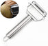 Ultra Sharp Vegetable Peeler?Stainless Steel 2 in 1 Julienne Vegetable Peeler Perfect for Carrot Potato Cucumber Gadget Vegetable Fruit (Silver)...
