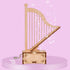 ibasenice Wooden Harp Model 2pcs Box 3 d Puzzles Bulk Puzzles for Kids Chritmas Puzzles DIY Model Building Music Box Ornament Treasure Box Manual ...