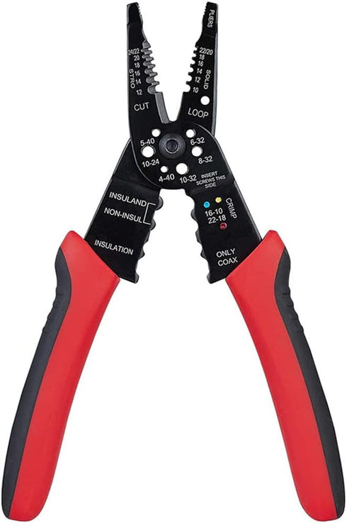 szhdxsy 8-Inch Multi-Tool Long Nose Wire Stripper/Crimper/ Bolt Cutter Multi-Purpose Electrician Tool is a must-have for anyone performing electri...