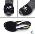 2 FEET Socks for Dancing on Smooth Floors, Dance Socks Over Sneakers, Smooth Pivots and Turns on Wood Floors, 4 Pairs Pack (Black)...