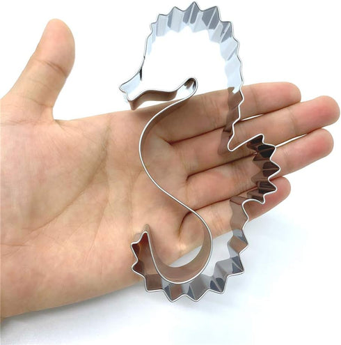 LILIAO Seahorse Cookie Cutter - 2.5 x 4.4 inches - Stainless Steel...