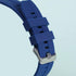 SAVITA 6pcs Watch Strap Holder Loop, Silicone Watch Band Keeper Retainer Fastener Ring Parts for Smart Watch Band Wristband Replacement (Dark Blue...