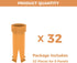 FXW 32 Pieces Muffler Tubes, Only Suitable for FXW Dog Playpen?Patented, Orange...