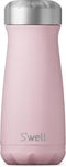 S'well Stainless Steel Traveler, 16oz, Pink Topaz, Triple Layered Vacuum Insulated Containers Keeps Drinks Cold for 24 Hours and Hot for 12, BPA F...