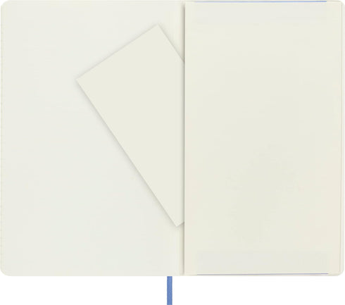 Moleskine Classic Notebook, Soft Cover, Large (5" x 8.25") Ruled/Lined, Hydrangea Blue, 192 Pages...