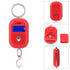Mini Electronic Scale, Fish Weighing Scales Red Portable 25Kg/5G Hanging Scale Digital Pocket Key Chain Weight Hook Kitchen Food Weight Gauge Meas...