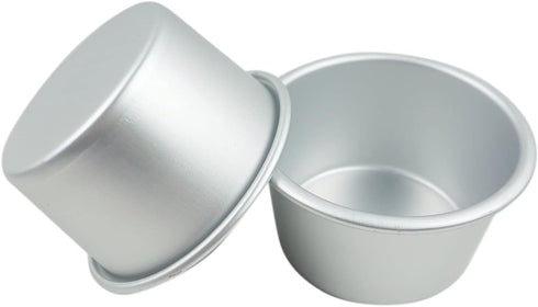 6 Packs Popover Pan? Large Individual Muffin Mold, Aluminium Pudding Cup, Chocolate Molten Mould, Raspberry Souffle Baking Maker, Brownie Tumbler ...