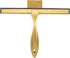 10inch Water Cleaning Squeegee for Bathroom Car or Kitchen Top Stainless with Silicon Rubber 3 Choice (Gold)...