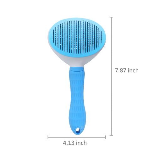 Dog Brush Cat Brush with Massage Particles, Cat Brush with Release Button Easy to Remove Loose Undercoat, Pet Grooming Brush Tool Suitable for Pet...