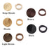 Baby Girls Hair Ties No-metal Hair Elastics Ponytail Holders Hair Bands (2 mm x 2.5 cm,Black)...