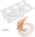 Cake Mold Shell Shaped Silicone Baking Cookie Biscuit Mold DIY Bakeware Pan Mould Kitchen Accessories (Shell J_11.8 X6.8 X1 inch)...