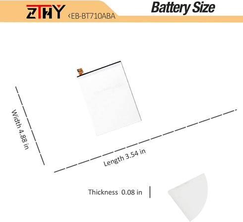 ZTHY EB-BT710ABE Battery Replacement for Samsung Galaxy Tab S2 8.0 LTE-A T710 T715 T719N SM-T710 SM-T713 SM-T715 SM-T715C SM-T719 Series EB-BT710A...