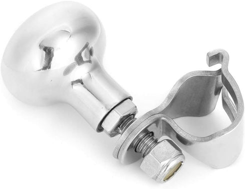Steering Wheel Spinner, Universal 316 Stainless Steel Steering Wheel Knob Auxiliary Boosters Ball Suicide Power Handle Boat Accessory...