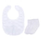 Infant Baby Boys' Girls' Christening Baptism Embroidered Cross Bib and Socks for Outfits...
