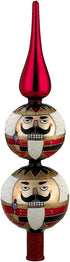 Kurt Adler Glass Nutcracker Treetop, 13-Inch...