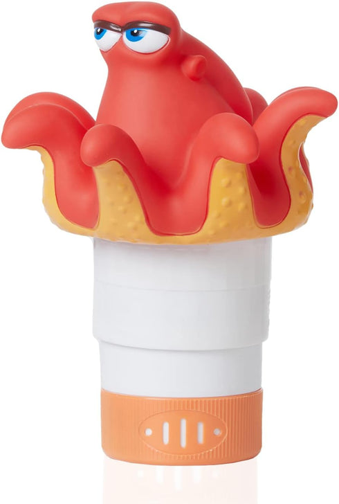 XY-WQ Chlorine Floater, Floating Pool Chlorine Dispenser (Octopus), Fits 1 and 3 Inch Tablets for Large and Small Pools, Hot Tub, Spa...