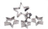 Star Cookie Cutters - Set of 5 Stainless Steel Stars - Five-Pointed Biscuit Molds for Fondant Cake & Cookies...